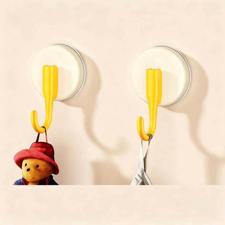 Suction cup hook made of plastic