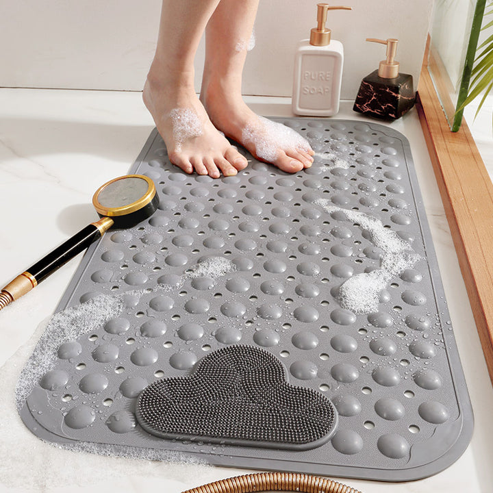 Bathroom mat flock fabric, absorbent, non-slip