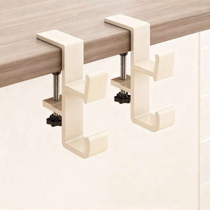Adjustable table backpack hook made of aluminum