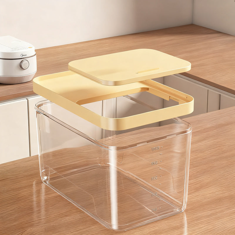 Plastic storage container, airtight, 5–6 L