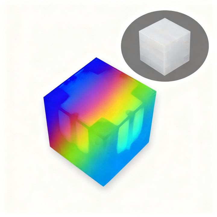 Magnetic building tiles in different shapes