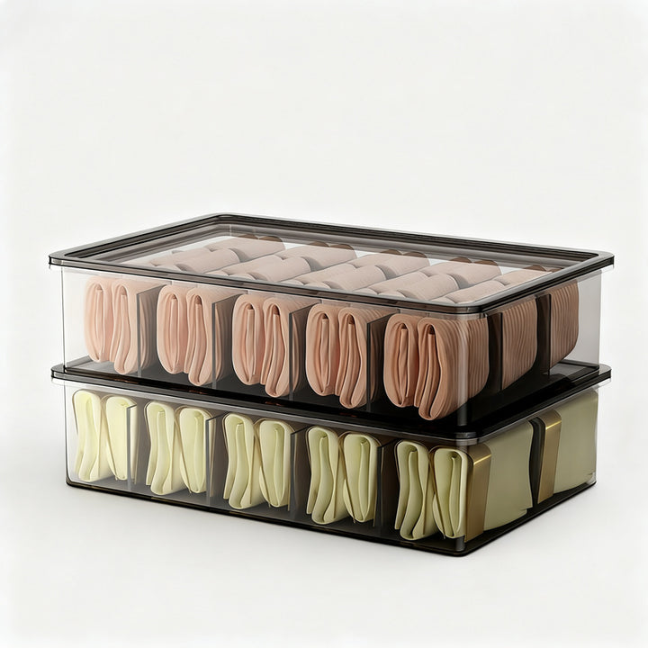 Lingerie organizer with compartments, 3-piece