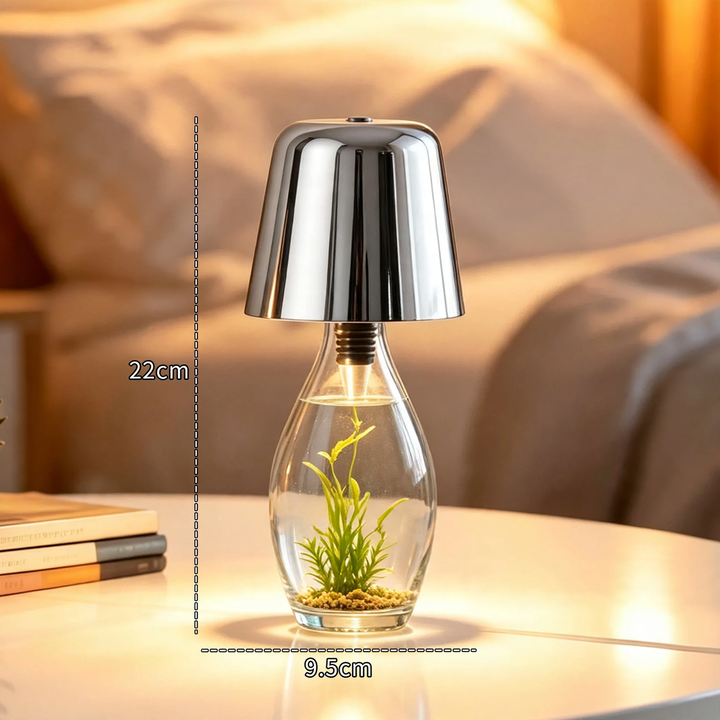 Christmas tree and wine bottle night light