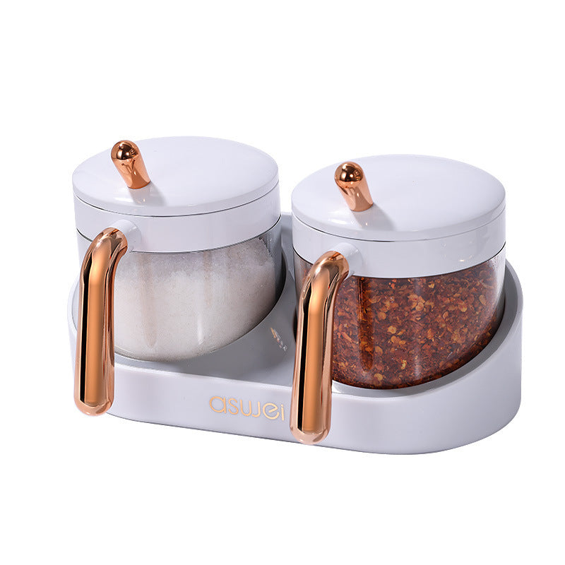 Wall-mounted spice boxes, 2-piece or 3-piece set