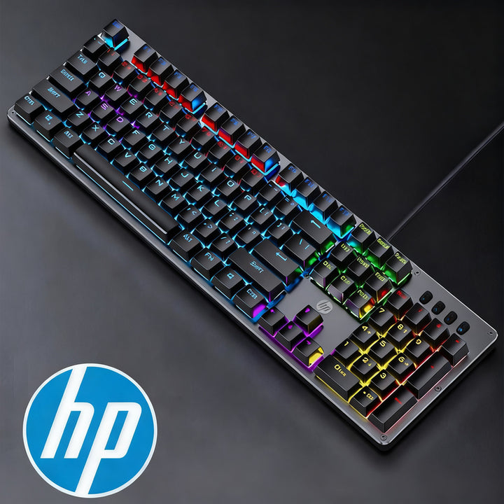 Mechanical gaming keyboard with lighting