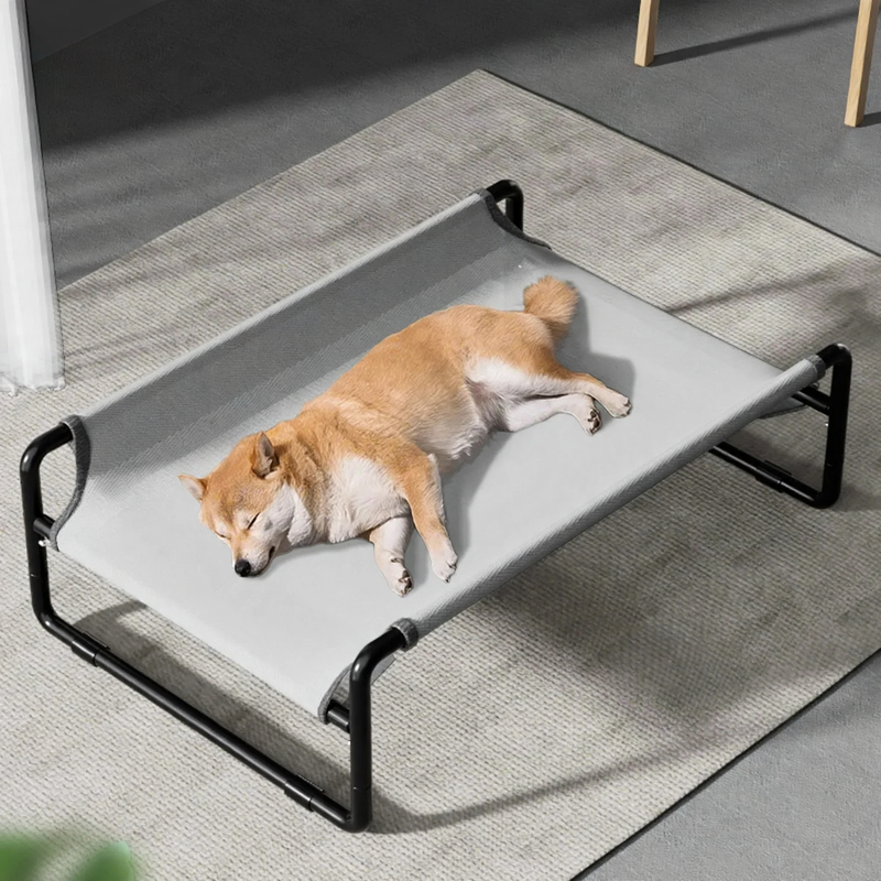 Elevated dog bed, breathable, four seasons
