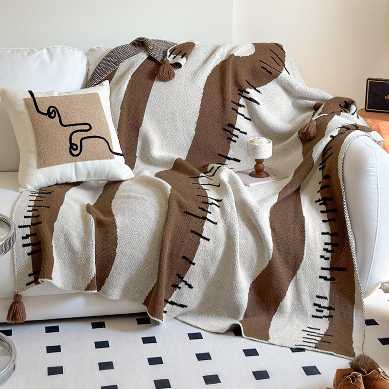 Acrylic Throw Blanket, simple and elegant