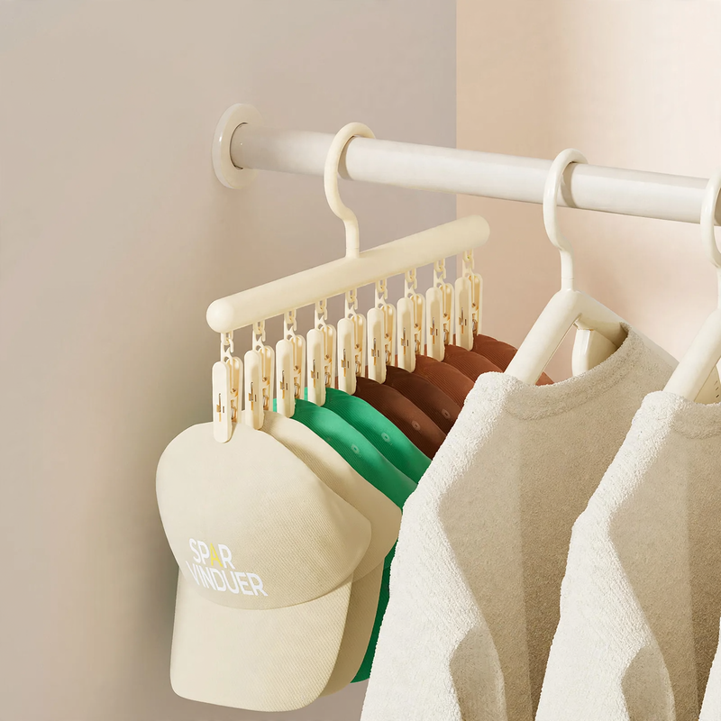 Plastic drying rack, one-piece, shoulder-friendly