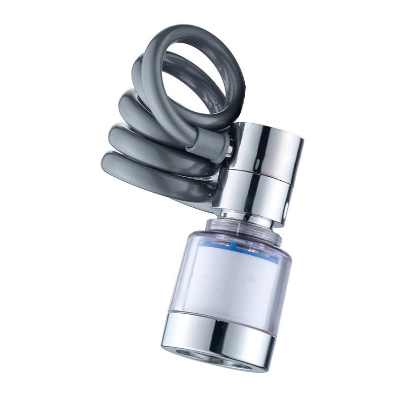Retractable faucet attachment, 360° rotatable