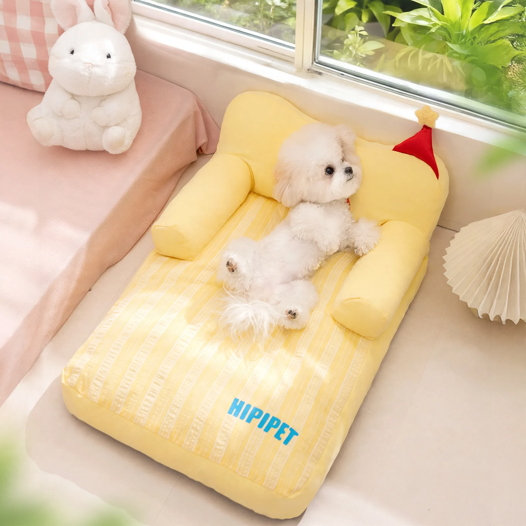 Breathable pet bed with backrest