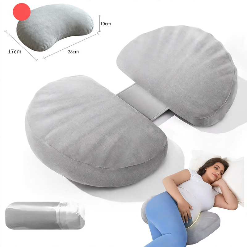 Pregnancy pillow with memory foam