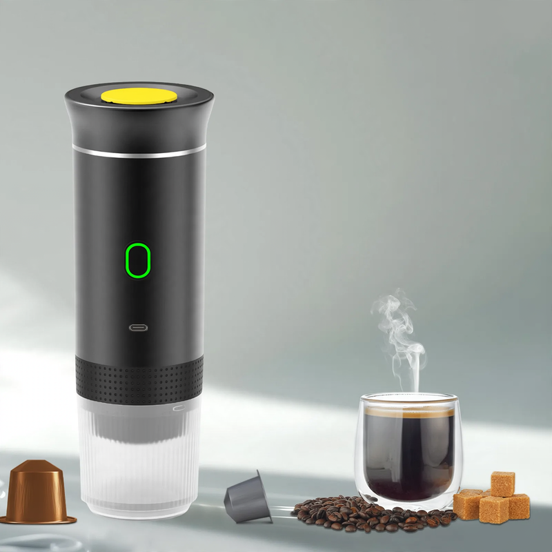 Portable espresso machine, semi-automatic