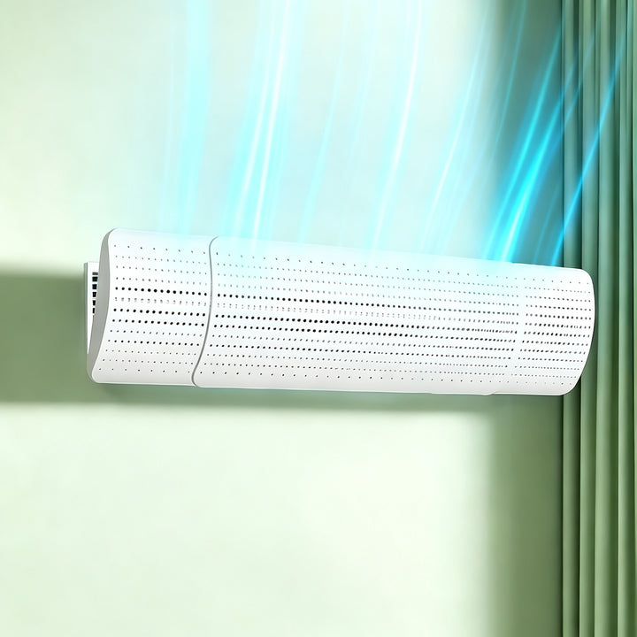 Air conditioning wind deflector for ceiling cassette