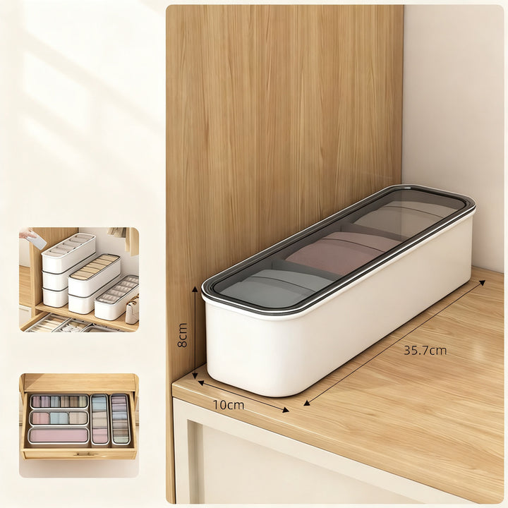 Storage box for underwear and socks, PP