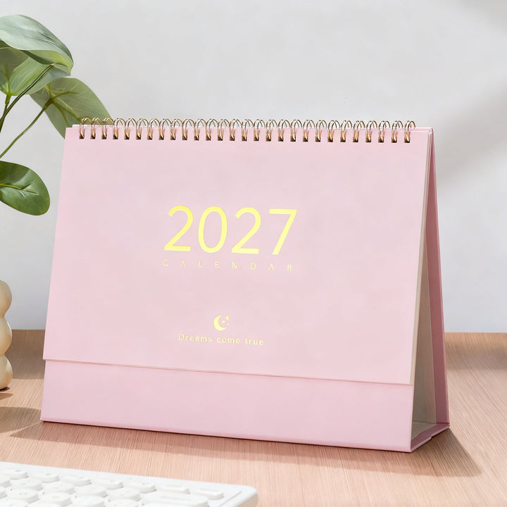 Table calendar 2027, Morandi style