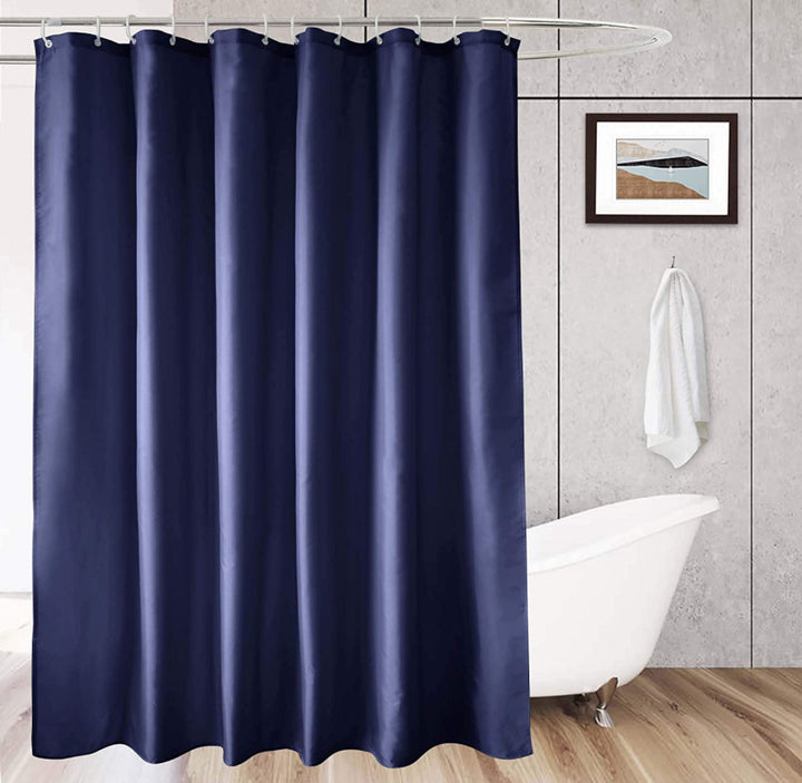 Shower curtain, PEVA, transparent, 80–120 cm