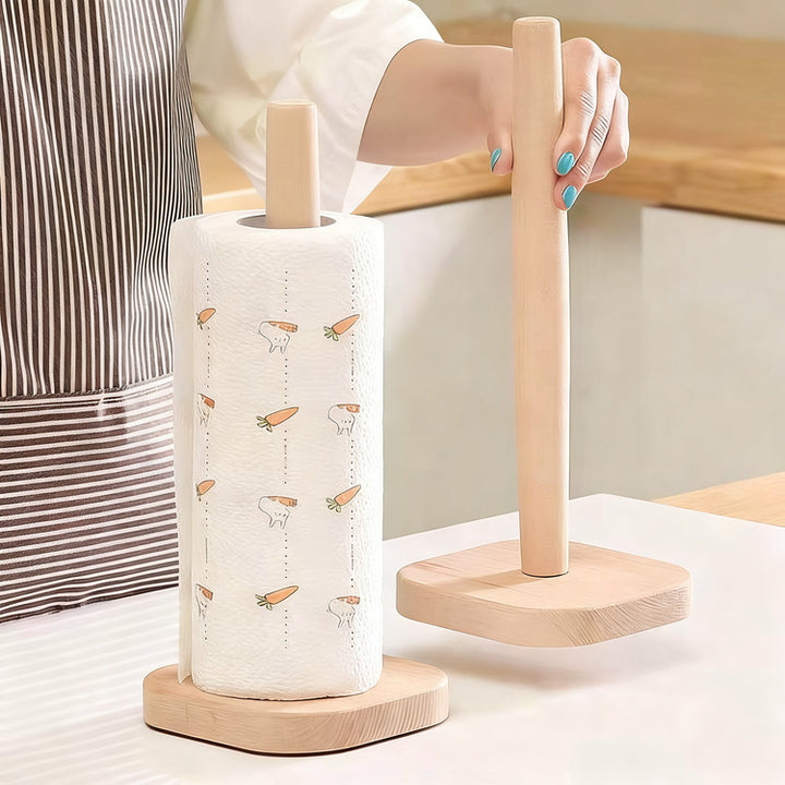 Metal kitchen roll holder, round