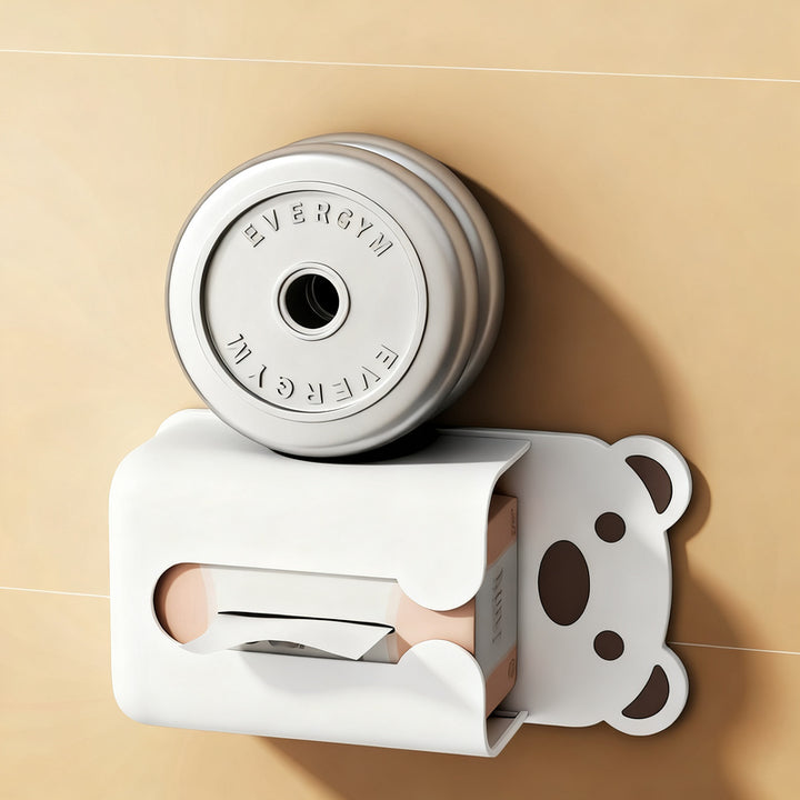 Wall-mounted paper towel holder, plastic