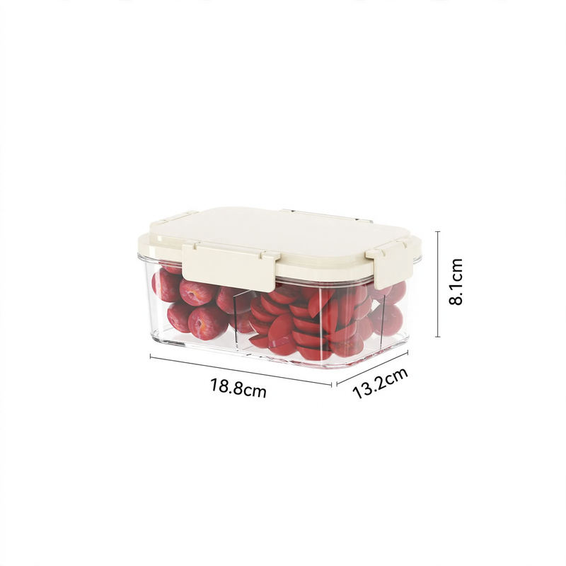 Fresh-keeping box with cooling element and drip tray