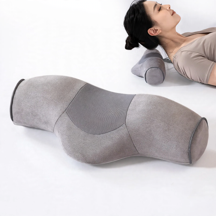 Neck pillow with heat function and massage, round