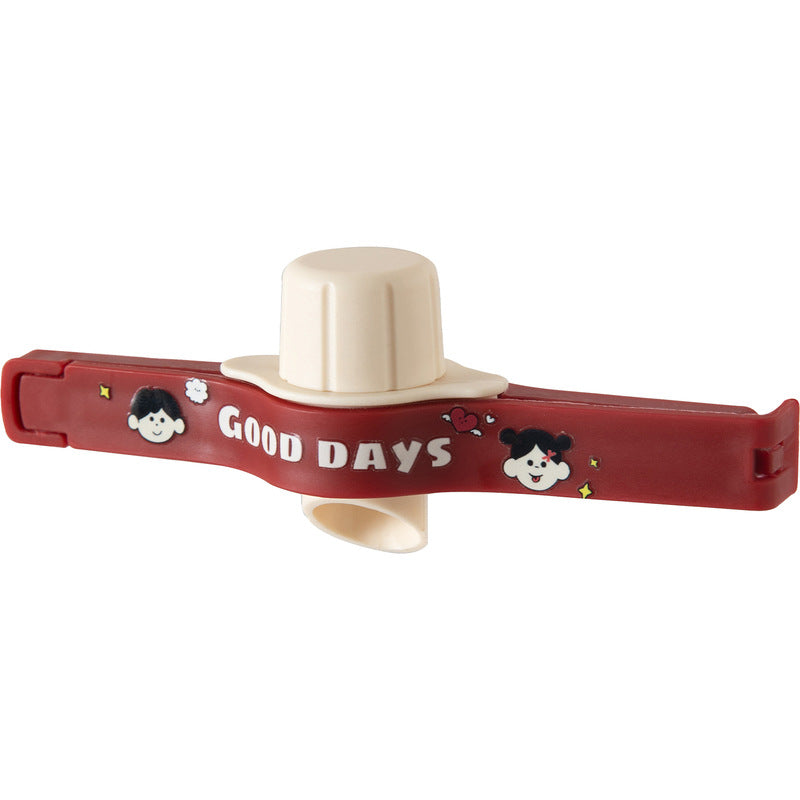 Food closure clips with leak protection