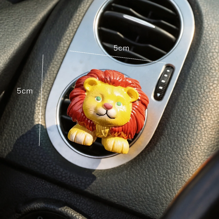 Cartoon car air freshener made of plastic