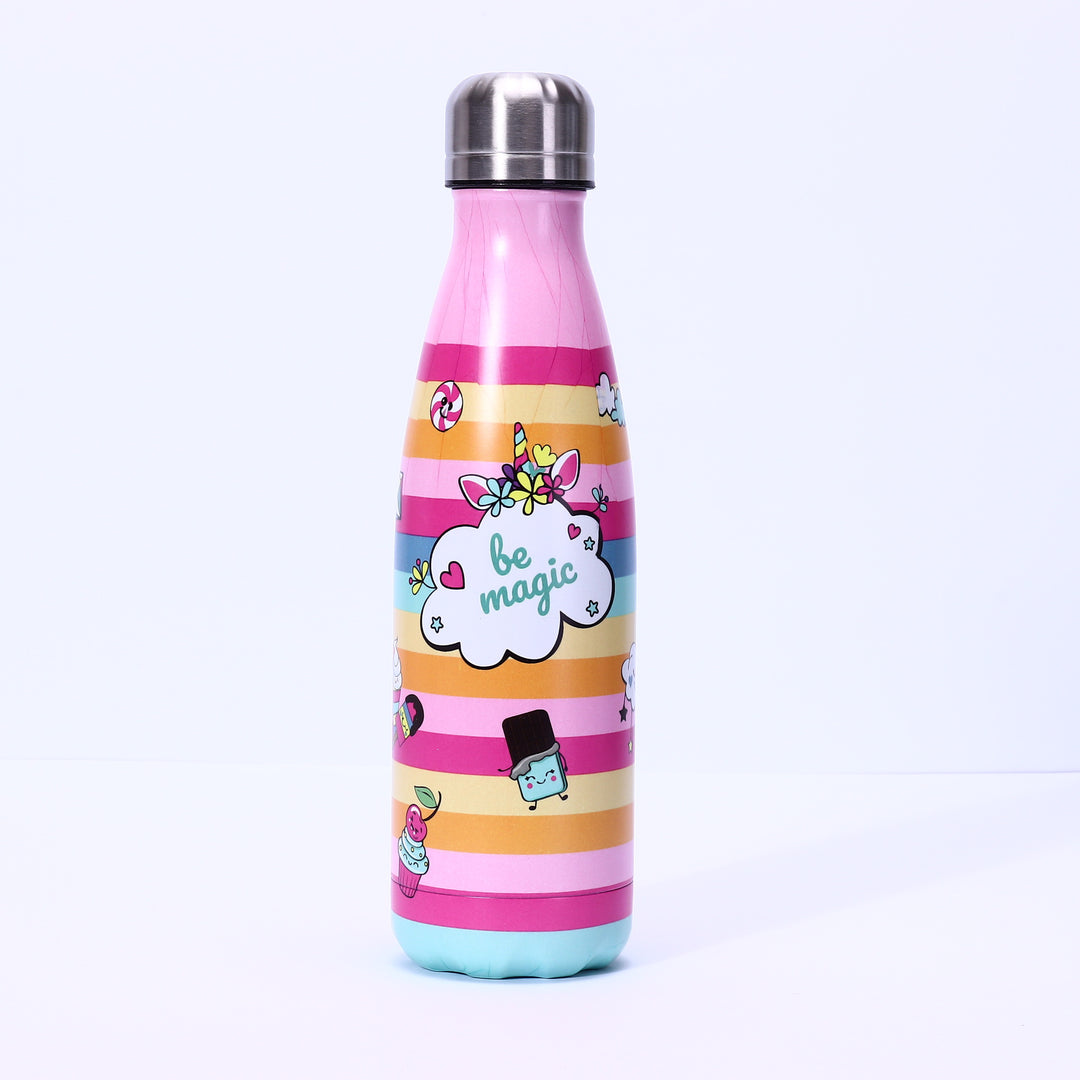 Insulated stainless steel drinking bottle, 500 ml