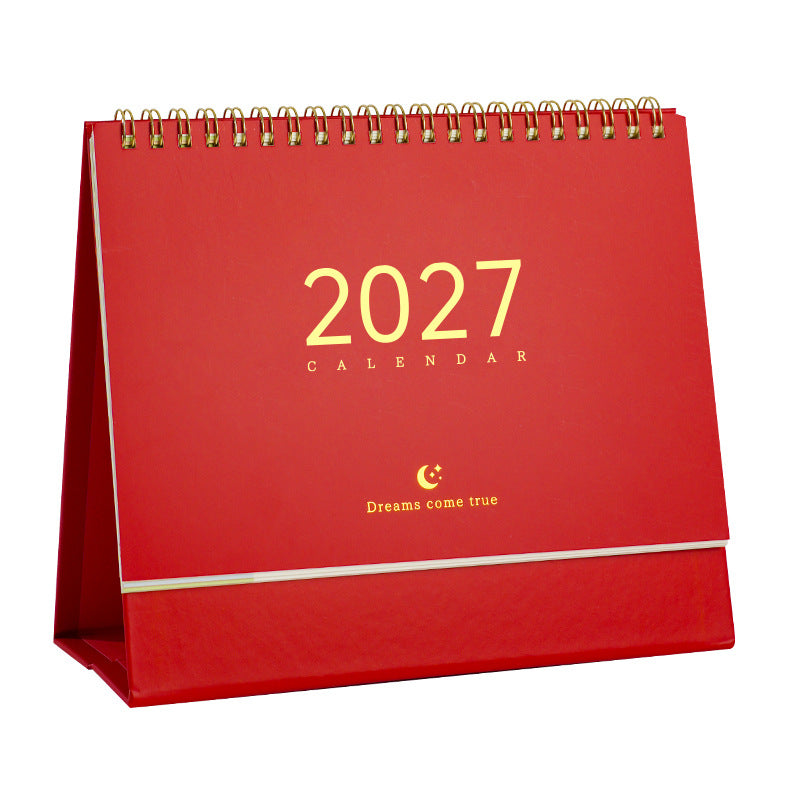 Table calendar 2027, Morandi style