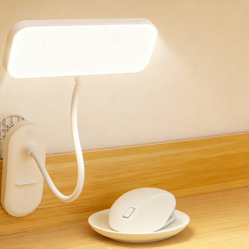 LED clamp light for desk and bed