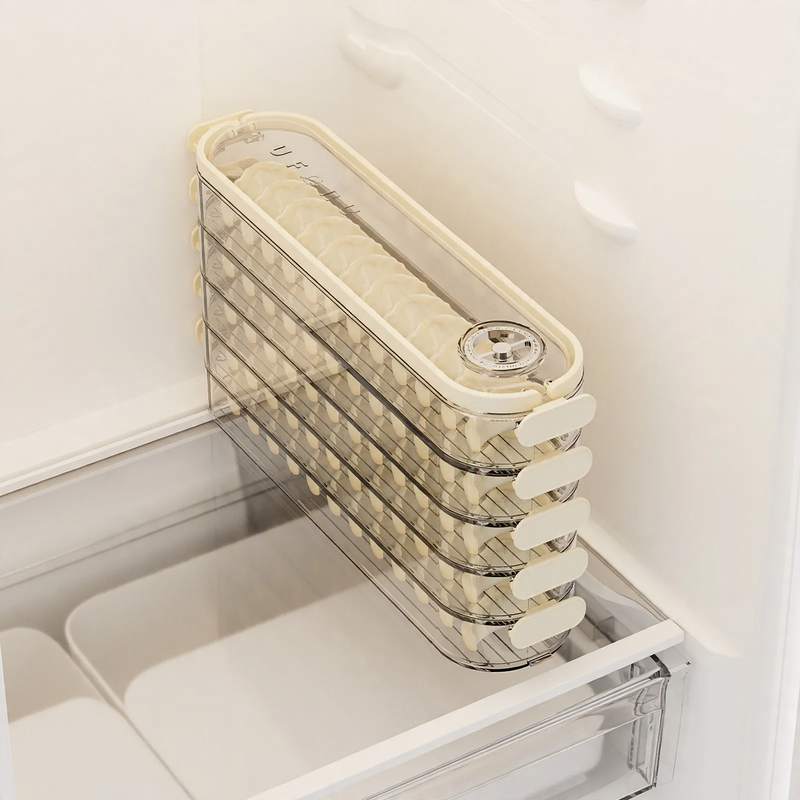Multilayer storage box for dumplings