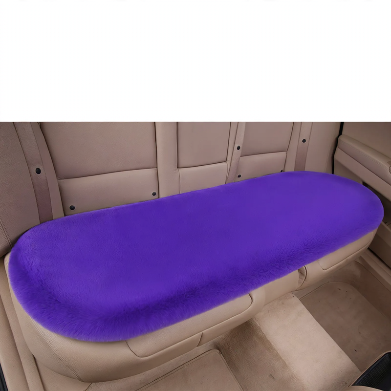 Plush car seat cushion, winter version