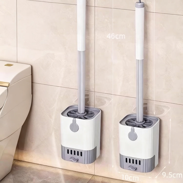 Toilet brush with holder and shelf