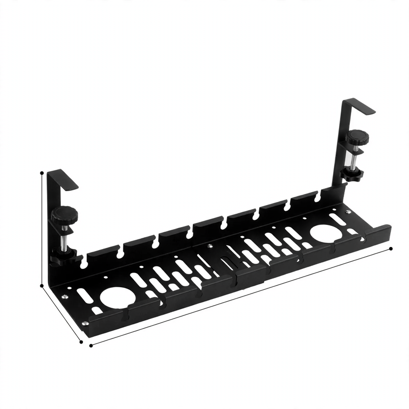 Cable duct for desk, PVC, no assembly