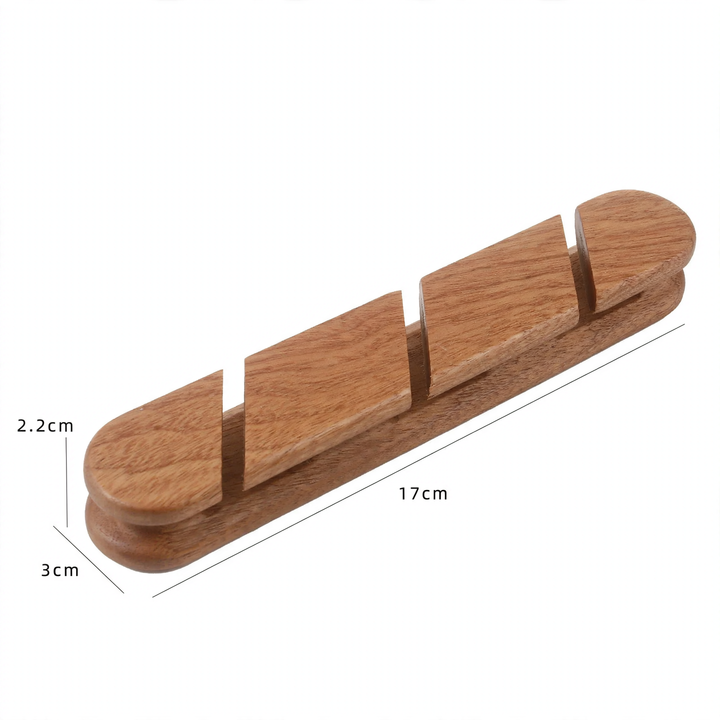 Wooden cable organizer, model K009