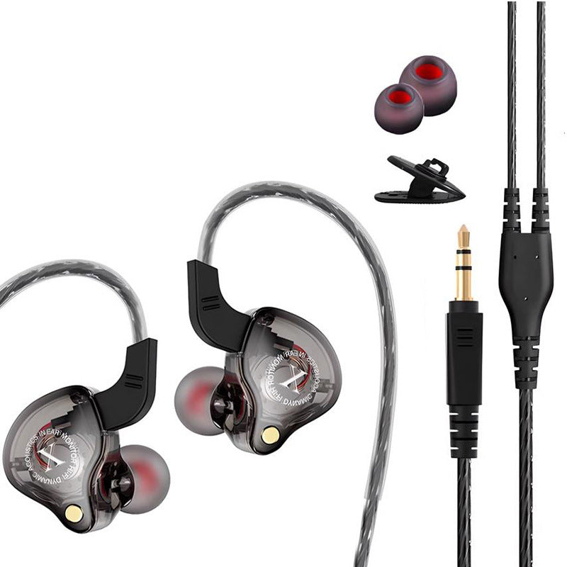 In-ear headphones with silicone ear tips, 3.5 mm jack