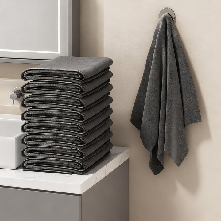 Microfiber cleaning cloths, versatile use