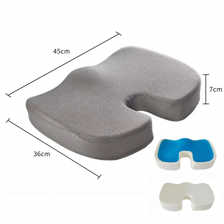 Memory Foam Seat Cushion with Gel Cooling