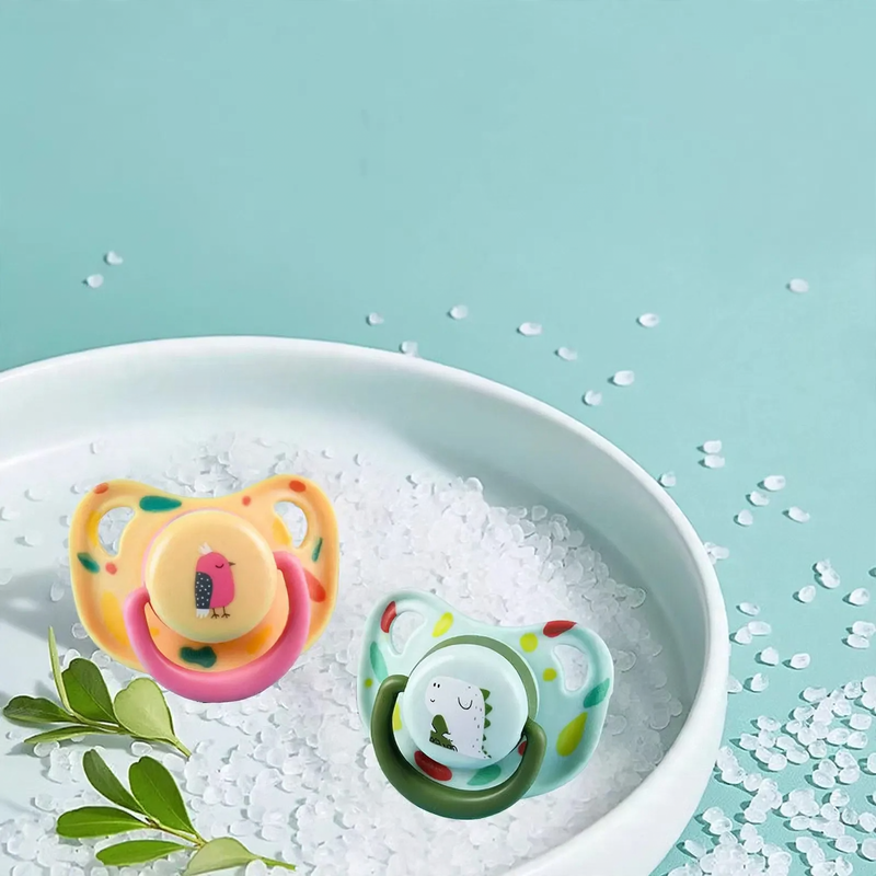 Soothing pacifier made of food-grade silicone