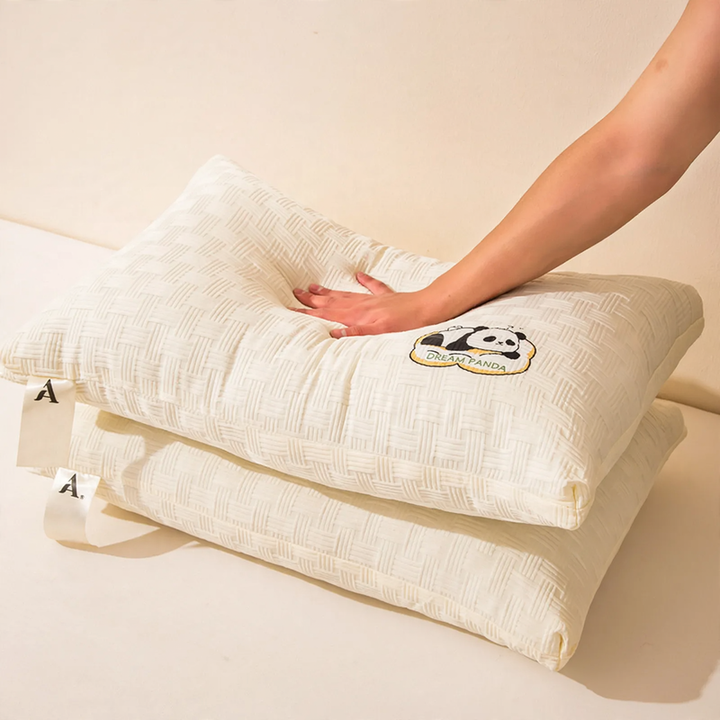 Pillow with soy fiber, waffle pattern, 48×74 cm