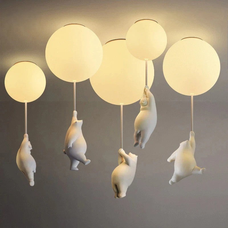 Hanging Bears Balloons Lamp | Stornfield