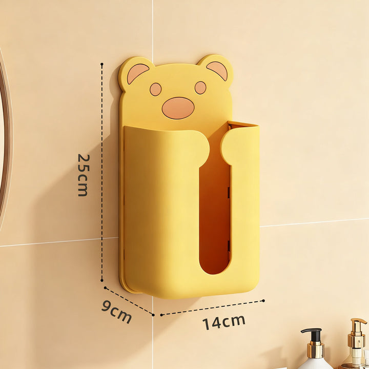 Wall-mounted paper towel holder, plastic