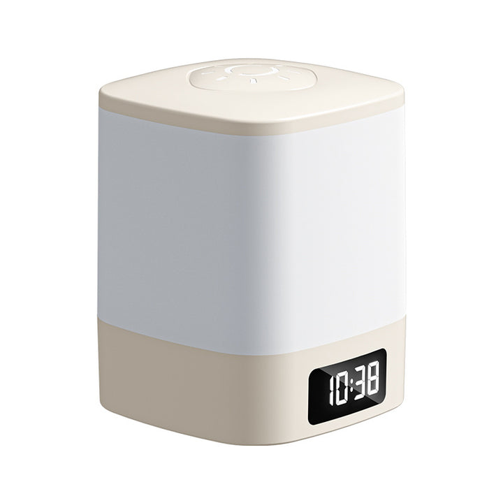 Nightstand lamp with clock and touch control