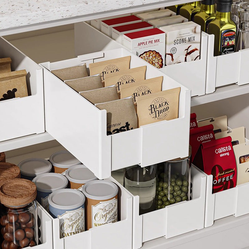 Wall-mounted storage box with compartments