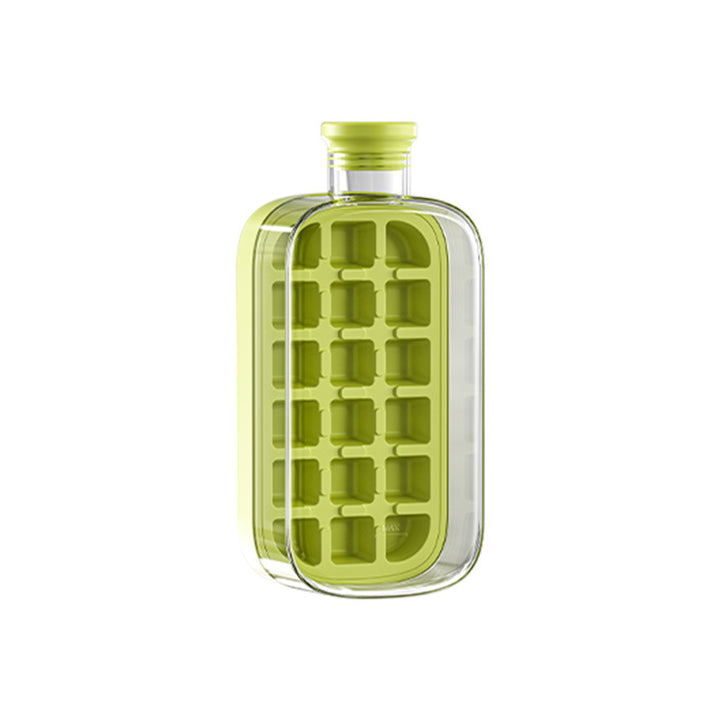 Silicone ice cube tray with pressure release