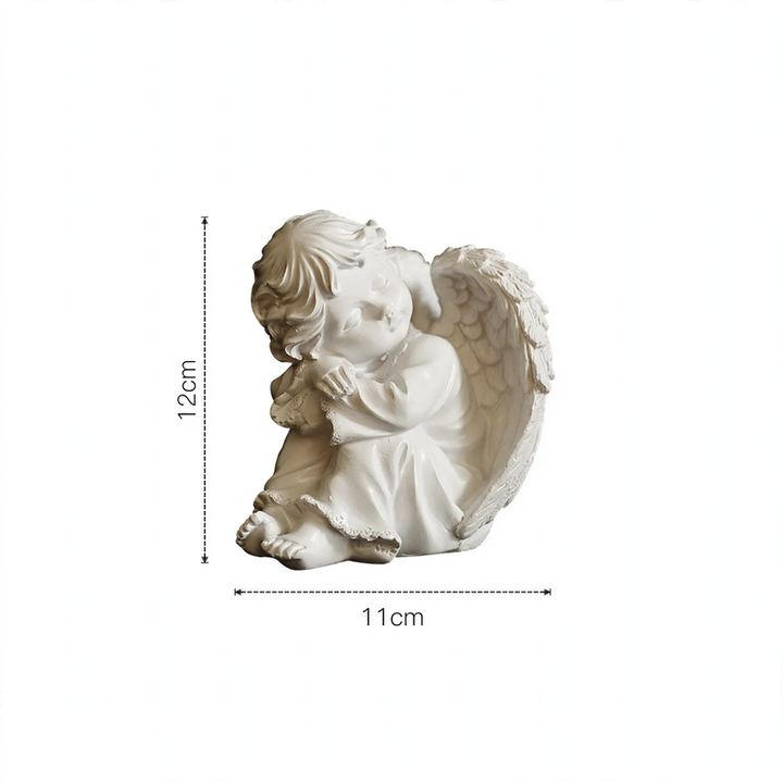 Miniature Angel Figure made of Resin, Table Decoration