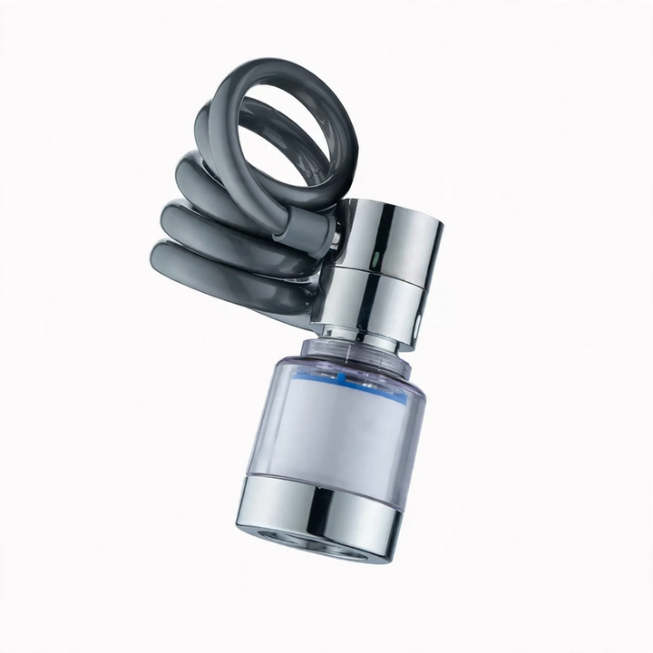 kitchen faucet attachment, extendable, with splash guard