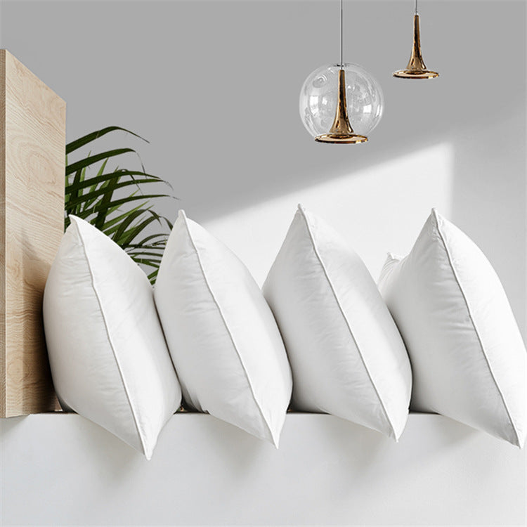 Cotton pillow with antibacterial filling, 48×74 cm