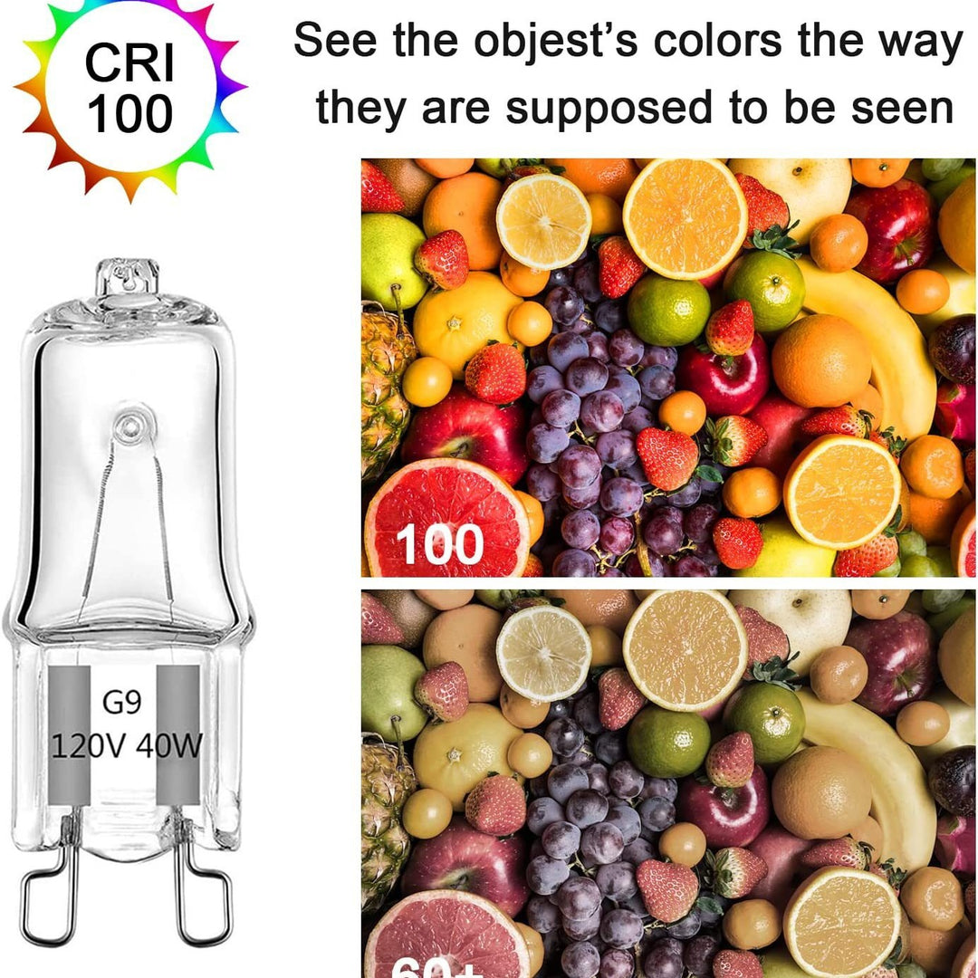 G9 Halogen lamp 25W, 40W or 60W