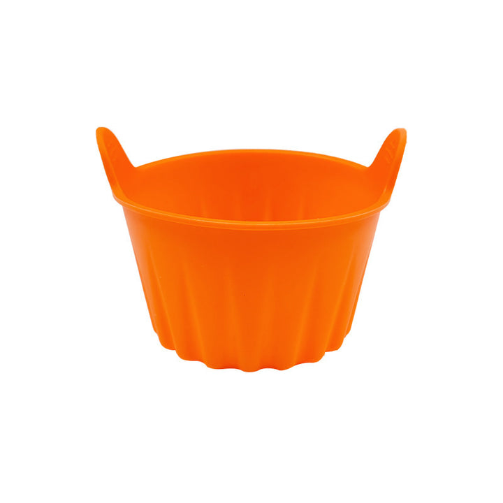 Silicone egg cups, round, 9×9×7 cm