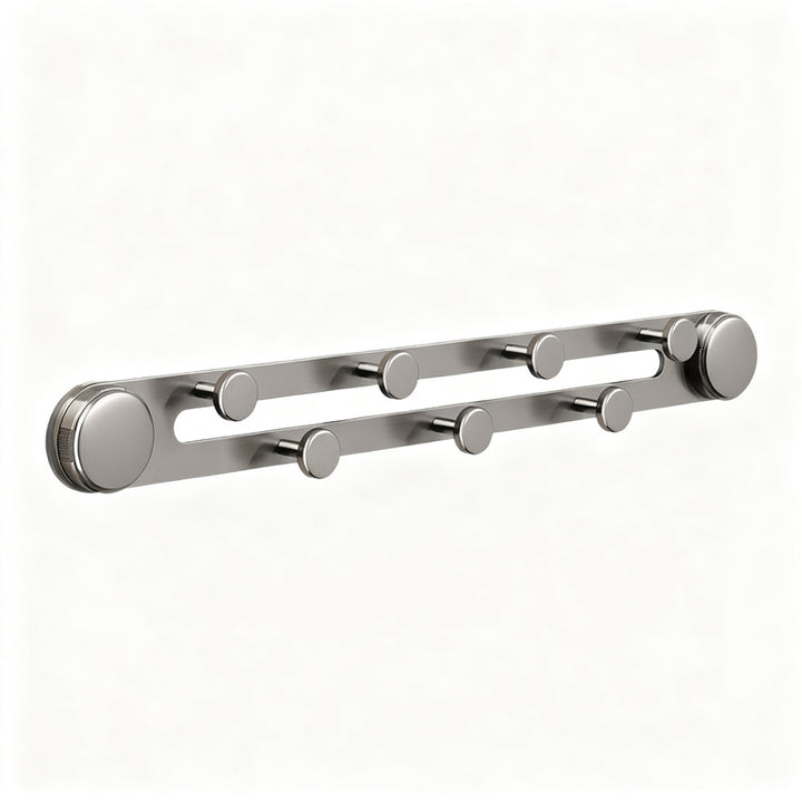 Aluminum suction hooks for doors, 5-piece or 7-piece set